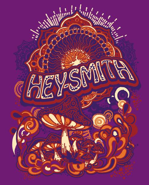 HEY-SMITH 【MAGIC MUSHROOM】Tシャツ/ラグラン | 横田瑞貴-mzk-works