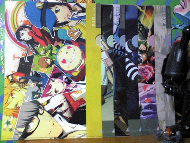ペルソナ4 テレビデザインクリアファイル 原画20枚 ペルソナ4 テレビ
