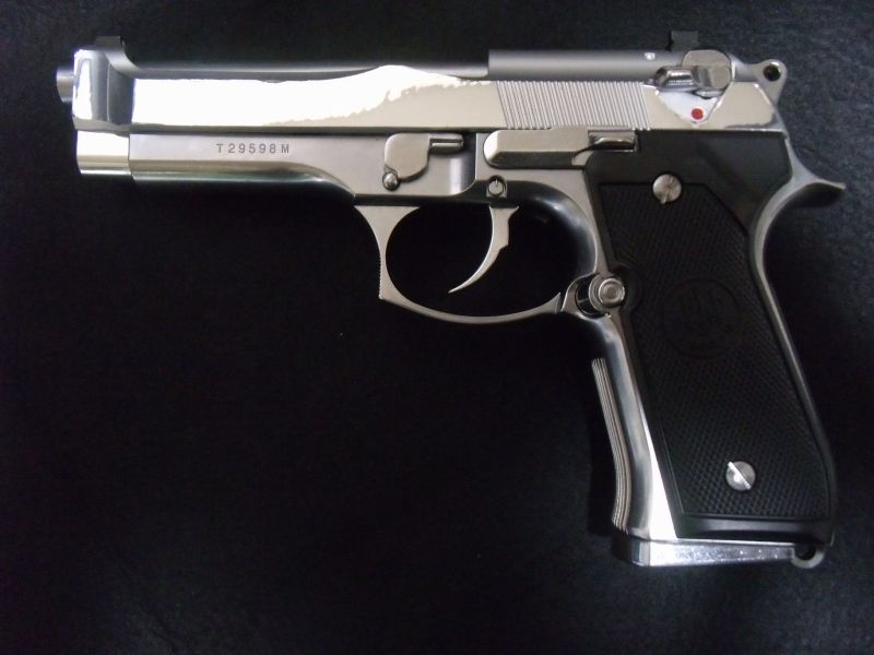 ゆりっぺの銃】ベレッタM92FSブリガディアINOX【ウエスタンアームズ