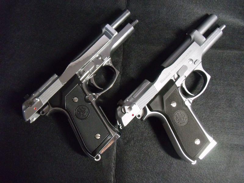 ゆりっぺの銃】ベレッタM92FSブリガディアINOX【ウエスタンアームズ