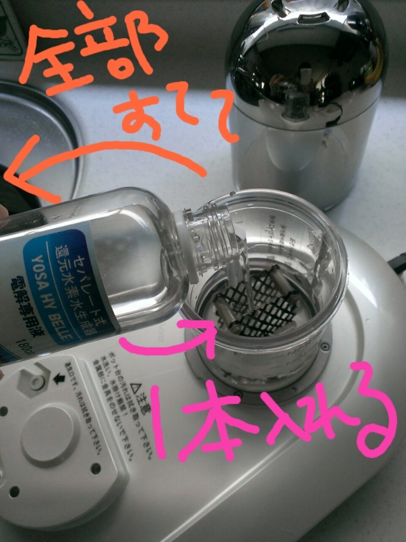 YOSAハイベーレ フィクサイト 高濃度水素水生成器