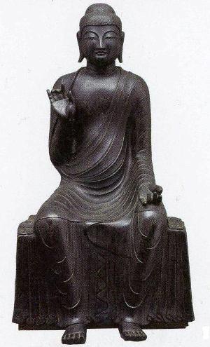 骨董 釈迦牟尼仏 大明宣徳 銅製 仏像 仏頭 骨董 釈迦牟尼仏 大明宣徳