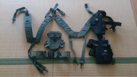 LC-2 ナイロンブットバック ブラックホークダウン装備 LC-2 ナイロン