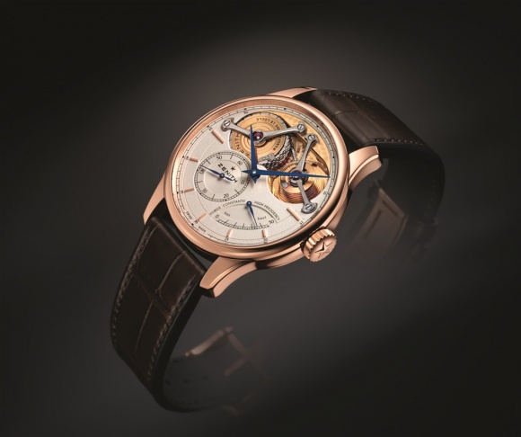 文字盤からチェーン式伝達装置が見える、ゼニスの150周年記念モデル