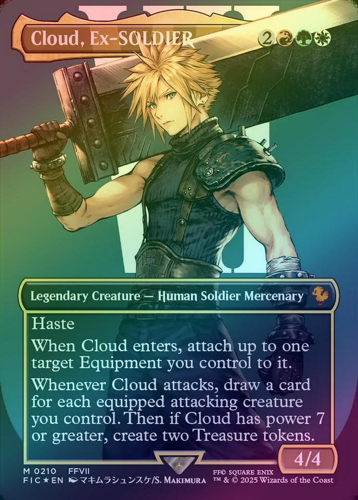 MTG foil 元ソルジャー、クラウド Cloud, Ex-SOLDIER Cloud Ex-Soldier