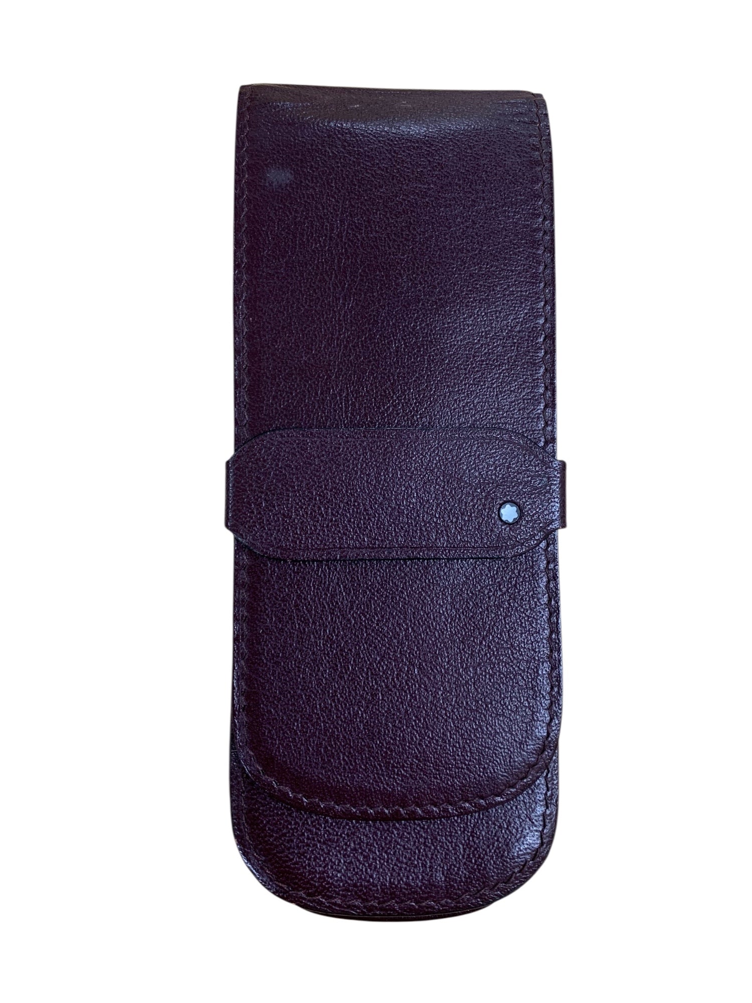 モンブラン ペンケース 2本差し マイスターシュテュック 本革 ボルドー