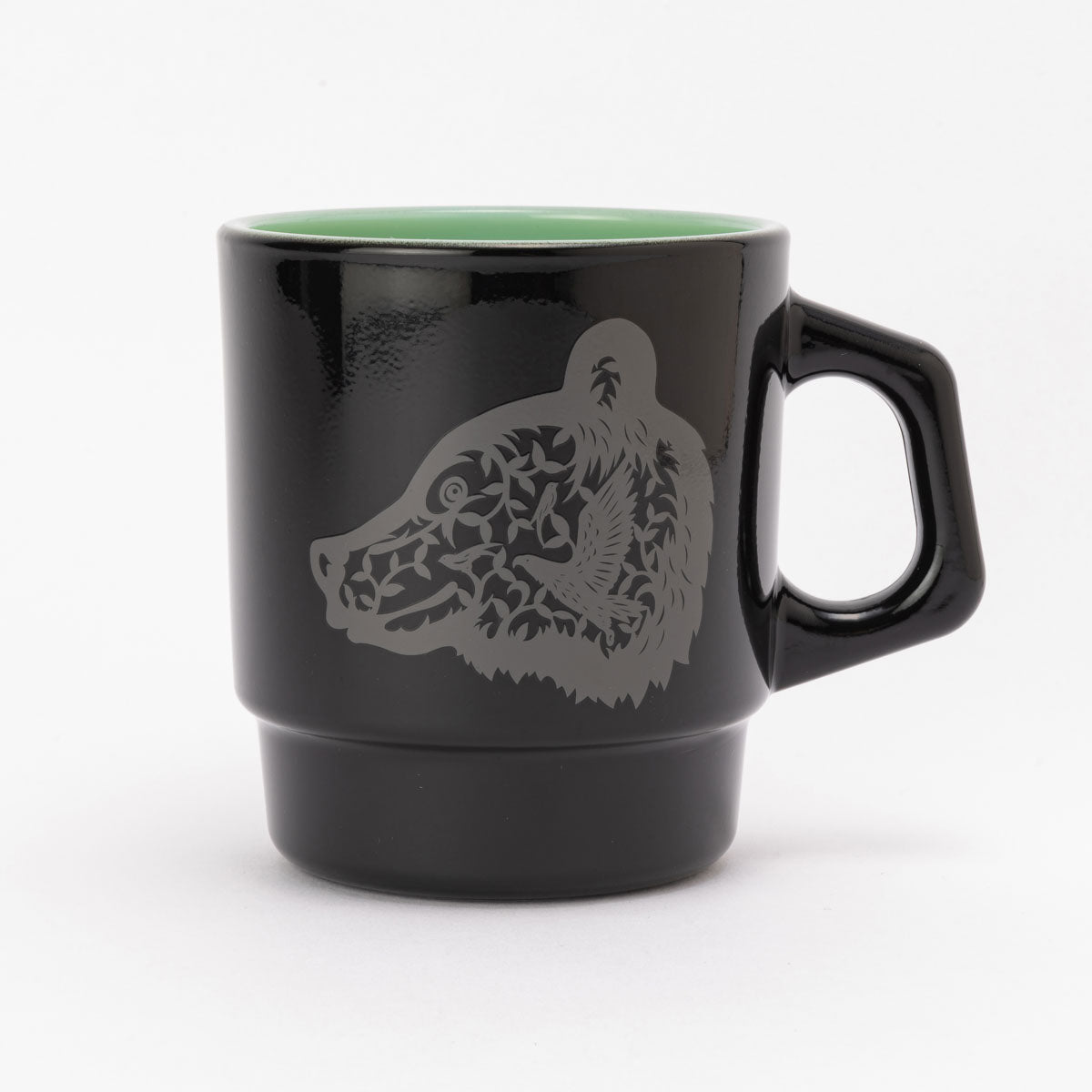 Fire-King スタッキングマグ ジェダイ ブラックスプレー [Bear] – Fire