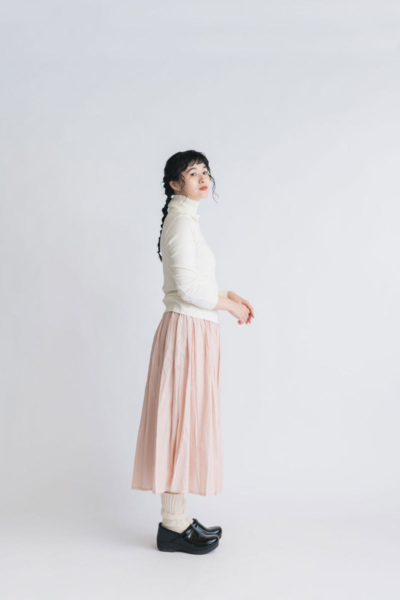 フランチェスカアマンラベル ギャザーパンツ ピンク フランチェスカ