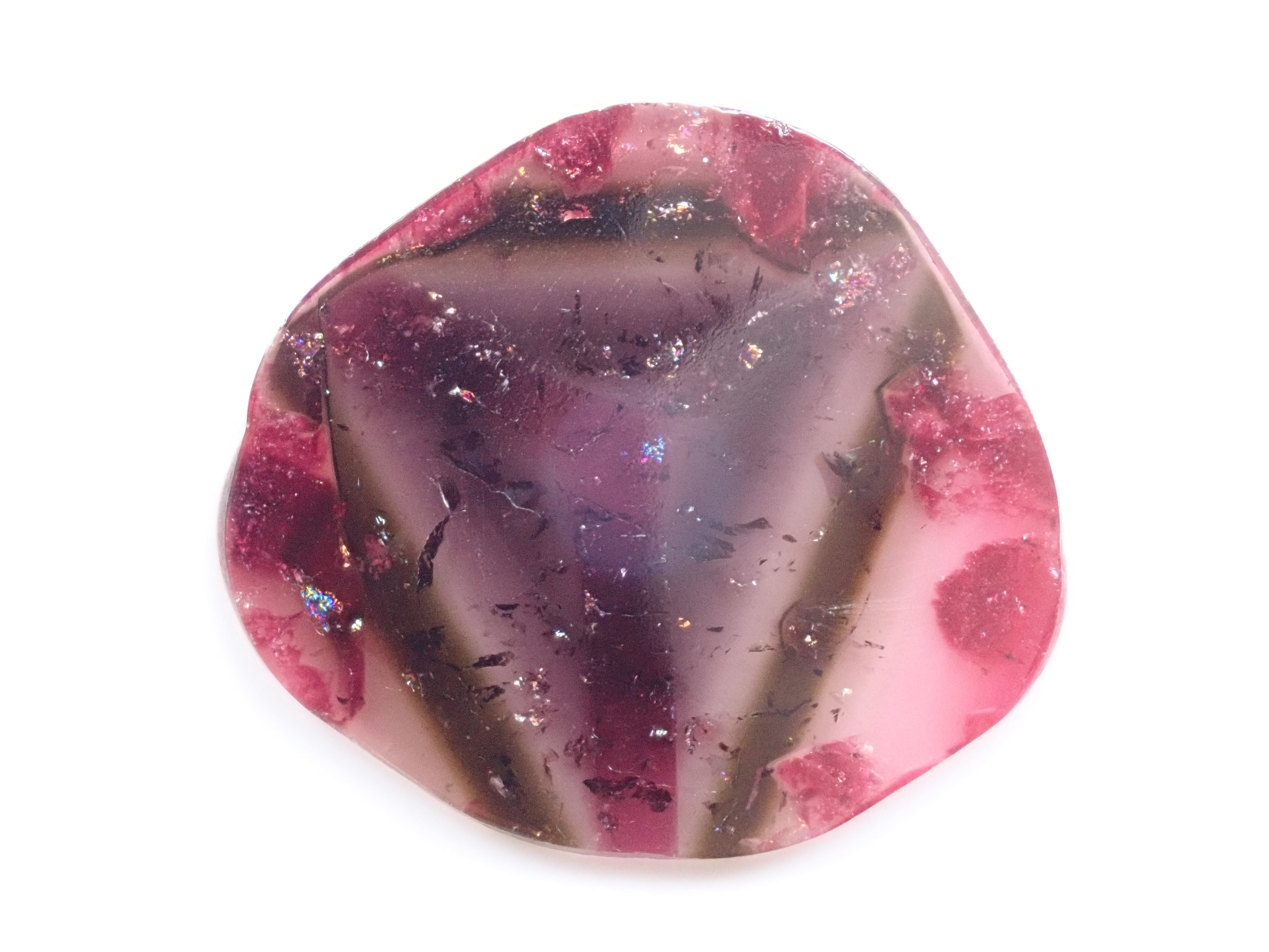 希少✧ピンク/ブルー✧大粒バイカラートルマリンネックレストップ