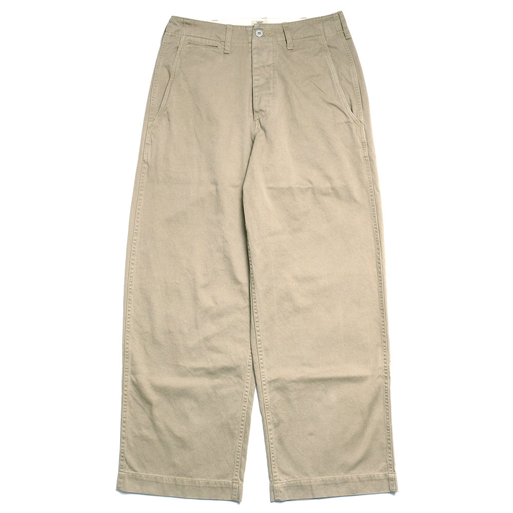 GOLD - SELVEDGE WEAPON WIDE TROUSERS - GL42426 – Sun House Online