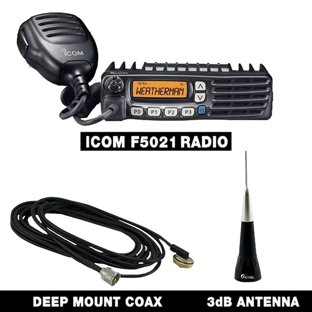 Icom Mobile F5021 Radio Chase Package – SVC Offroad