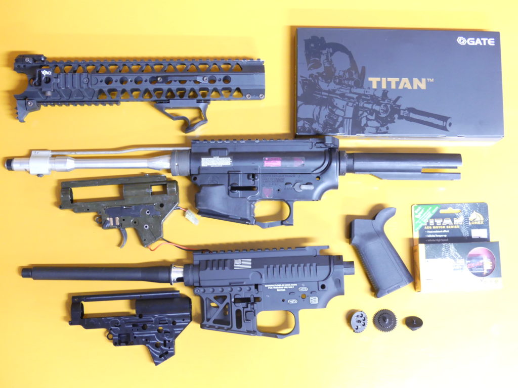 M16系の強化メカボックスフレーム未使用長期保管