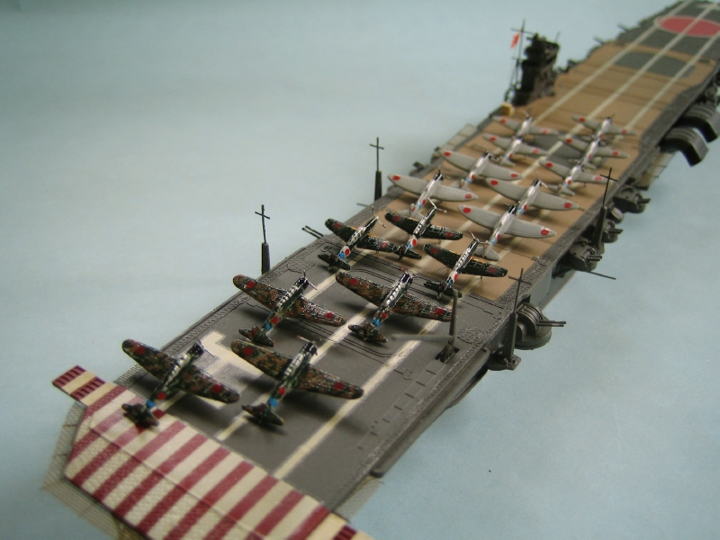 アオシマ1/700「飛龍」竣工: 艦艇模型製作など