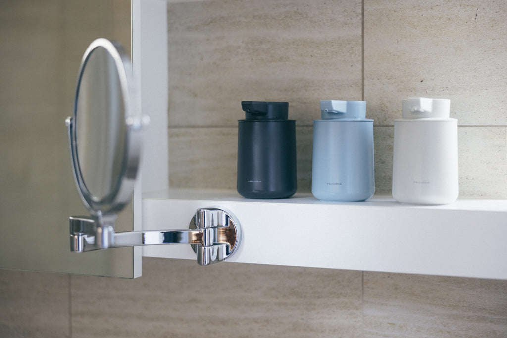 récolte（レコルト）充電式 オートソープディスペンサー 泡用/液体用