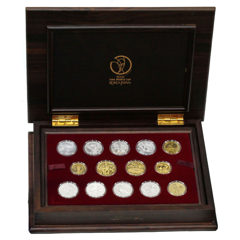 2002年 FIFA 日韓ワールドカップ 貨幣セット コレクション 2セット