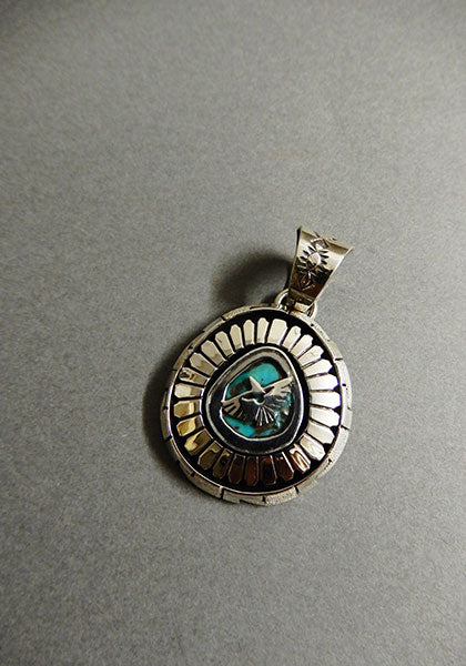 インディアンジュエリー ペンダントトップ サンダーバード シルバー