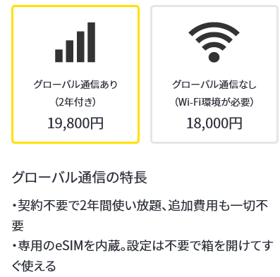 ポケトーク W1PGR レッド グローバル通信残り半年 Amazon | 2026年1
