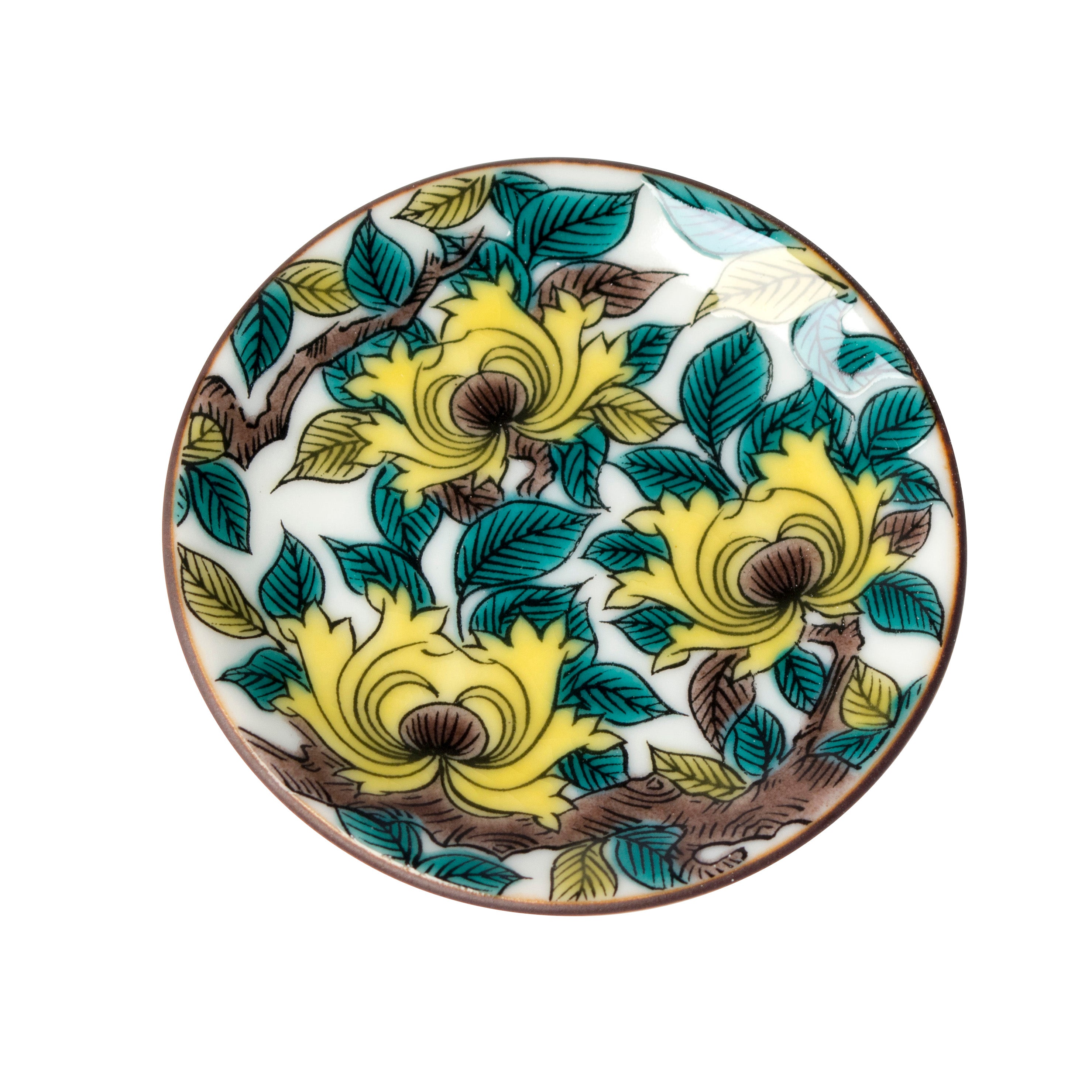 九谷色絵孔雀牡丹大皿 MA735 九谷色絵孔雀牡丹大皿 MA735 九谷色絵孔雀