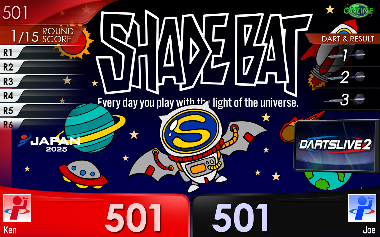SHADEオフィシャルダーツライブカード2025 | SHADE