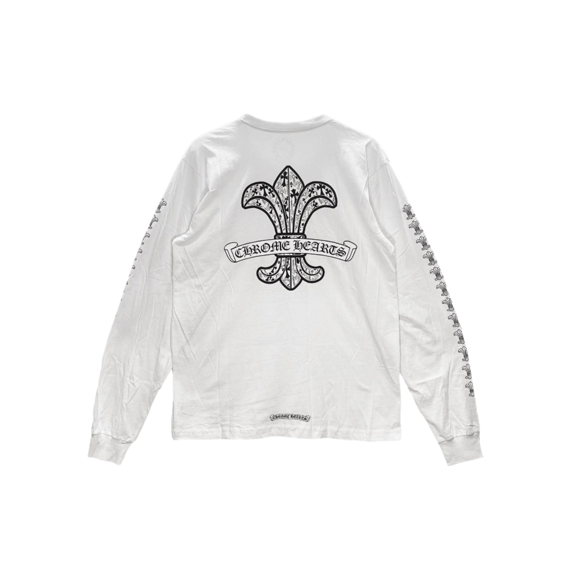 Chrome Hearts White Fleur Logo Long Sleeve Tshirt - SRM – SHENGLI