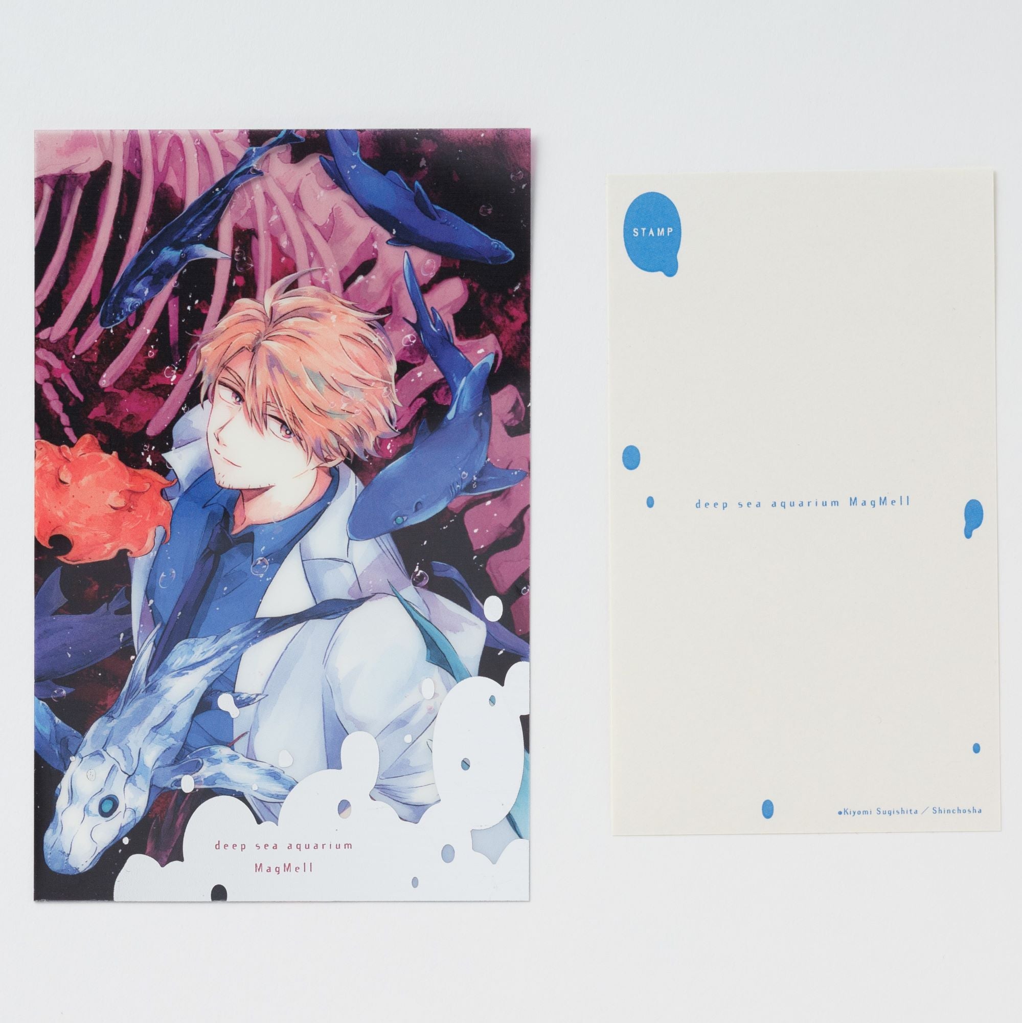 マグメル深海水族館』クリアポストカード②（大瀬崎湊人） – 新潮ショップ