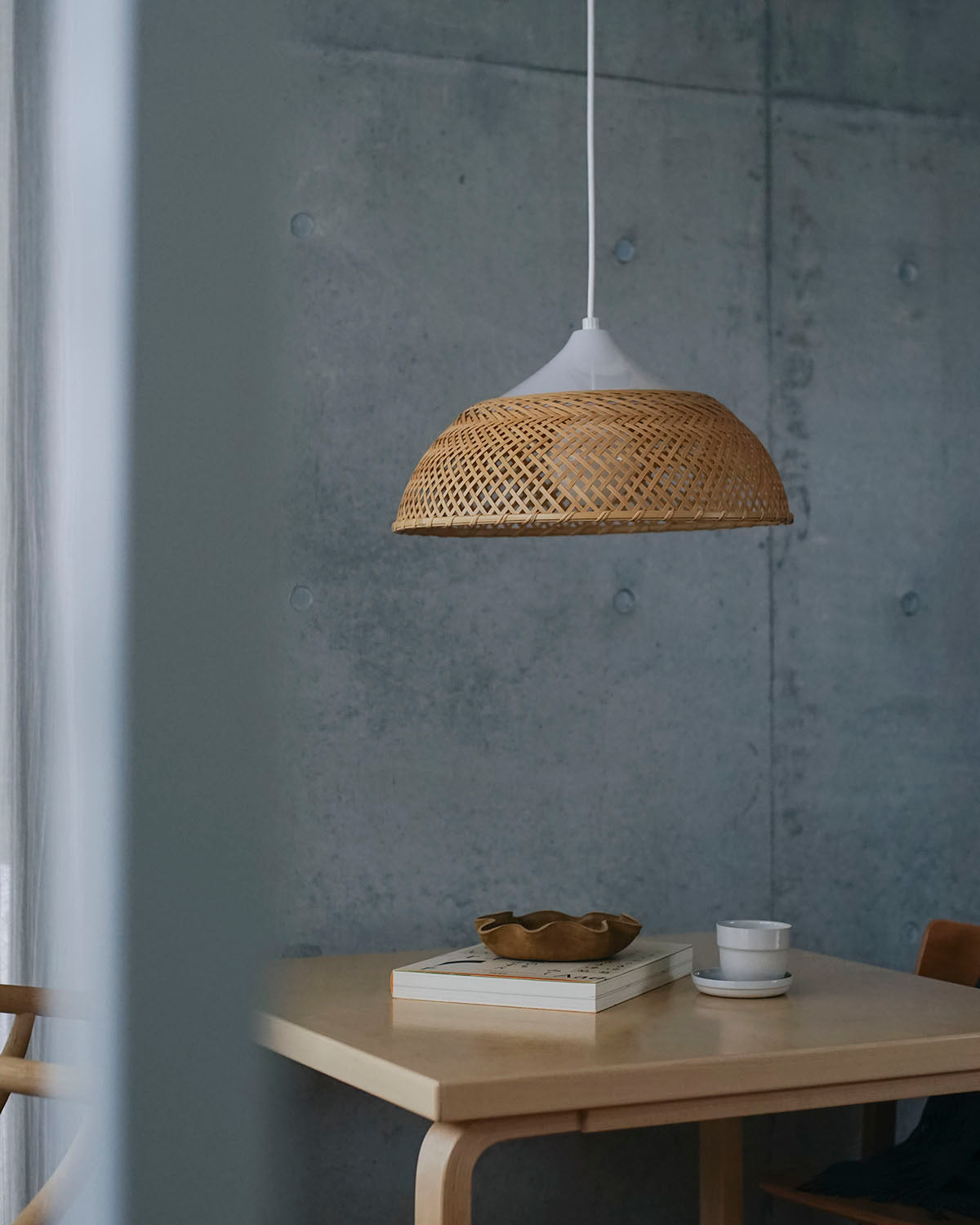 希少☆昭和☆レトロ☆中古☆糸巻きがらす☆山田照明☆ペンダントライト