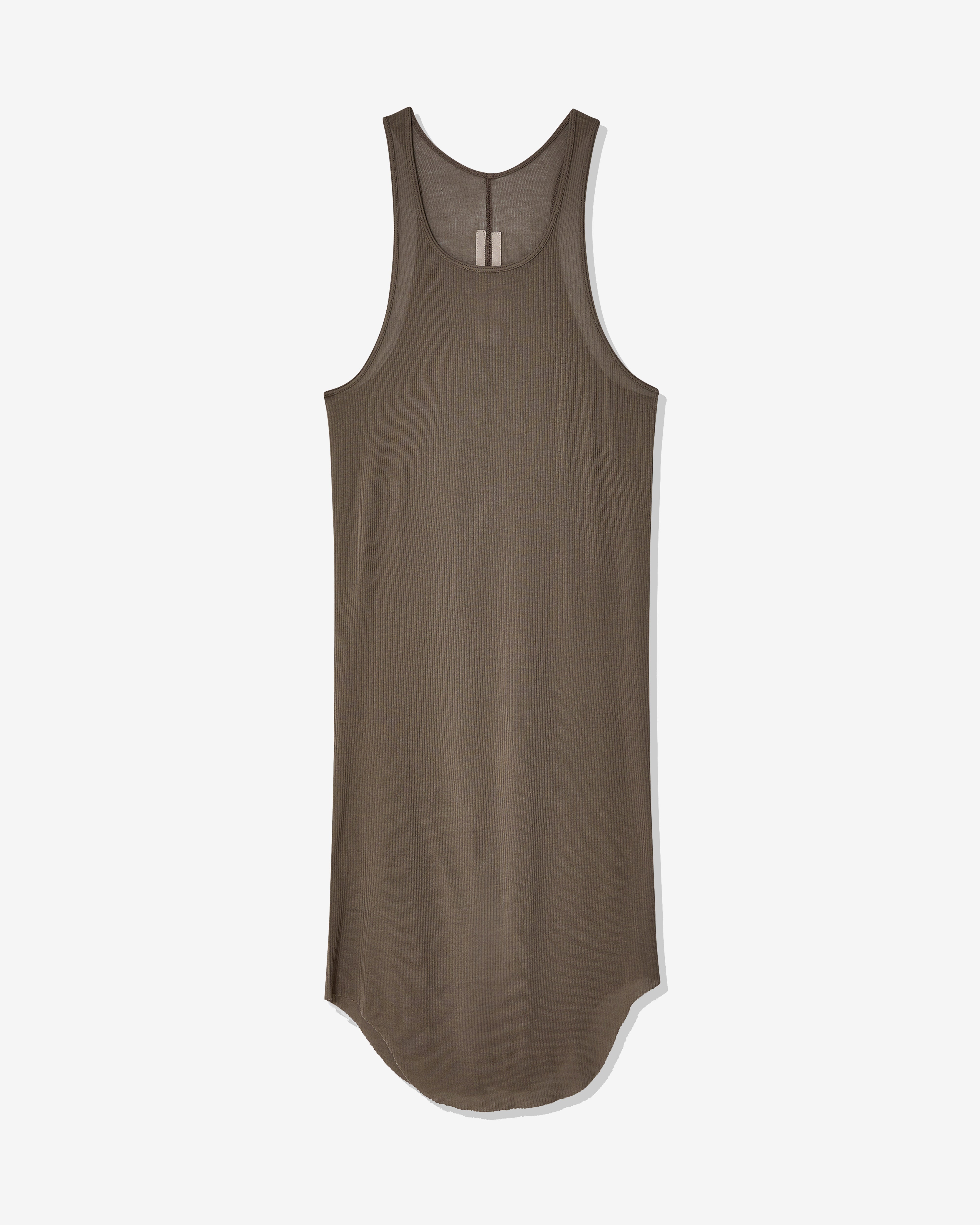 Rick Owens: Men's Basic Rib Tank Top (Dust) | DSMNY E-SHOP
