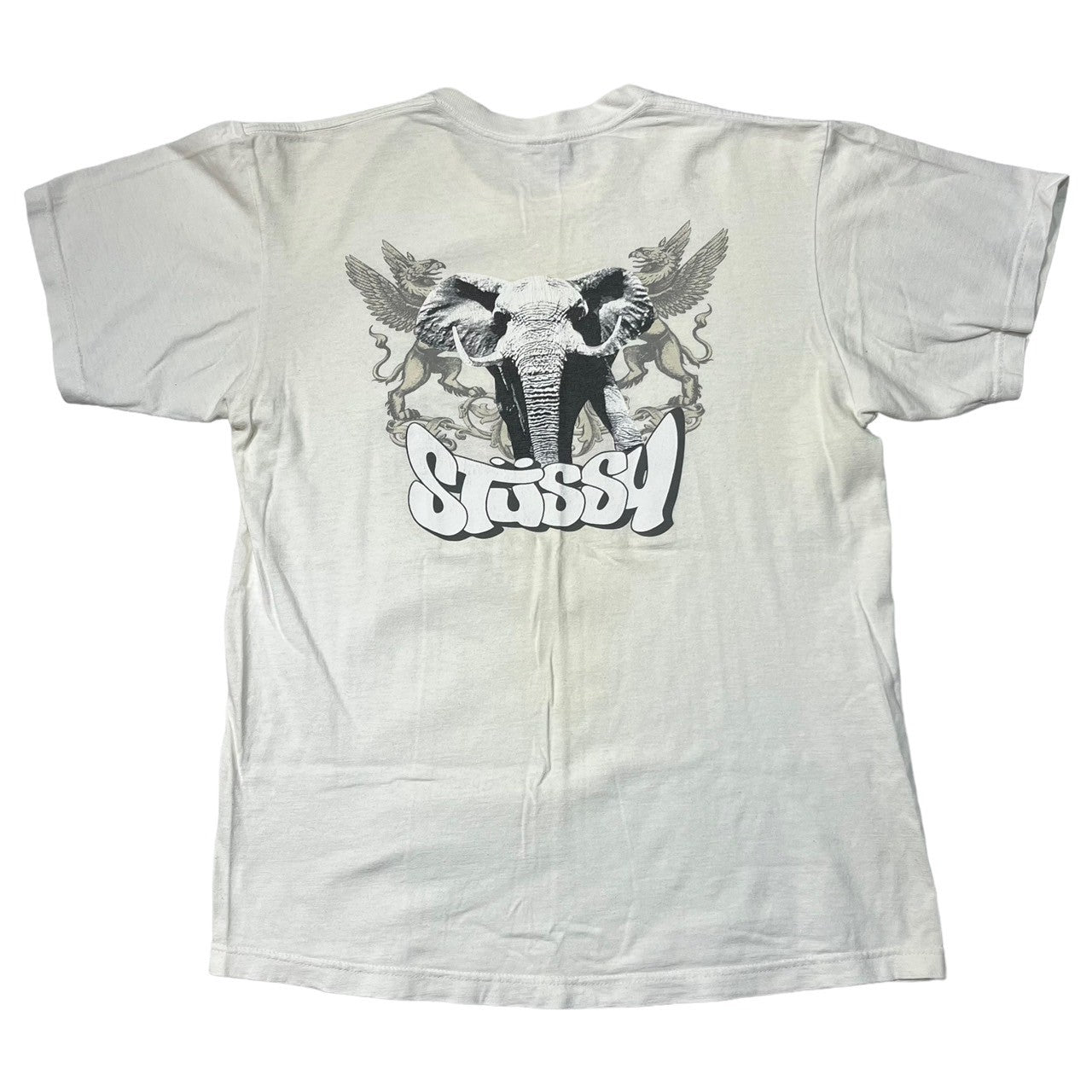 STUSSY(ステューシー) 90's~00's elephant back print Tシャツ 象