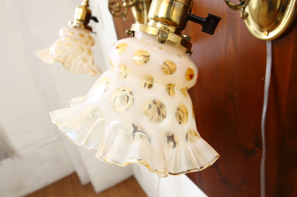 専用） フェントン ランプシェード オパールセント アンティーク