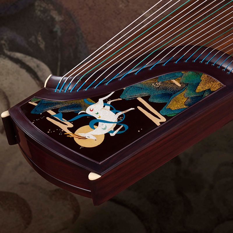 敦煌牌古筝21698P浮光溢彩九色鹿古筝【敦煌牌乐器官方商城】 _