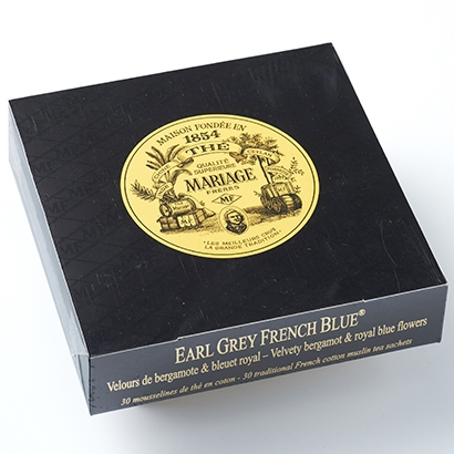 モスリンコットン ティーバッグ アールグレイ フレンチ ブルー