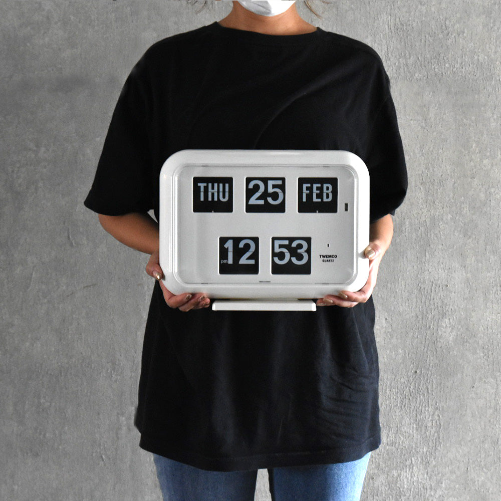 TWEMCO トゥエンコ パタパタ時計QD-35 ブラック 黒 【公式通販】