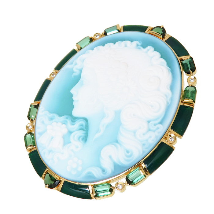 エルヴィン ポーリー カメオブローチ シリアルNo.76 ペンダントヘッド