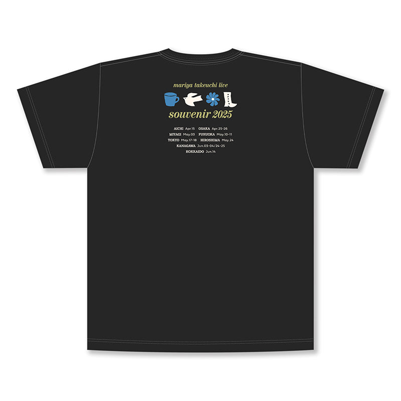 TシャツB黒 – 竹内まりや ONLINE SHOP