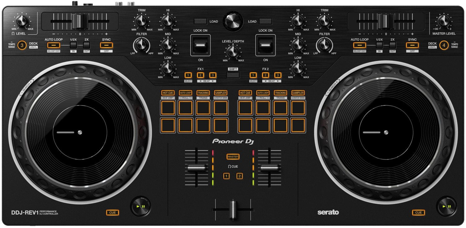 Pioneer DJ DDJ-REV1 Scratch-Style 2-Channel DJ Controller for