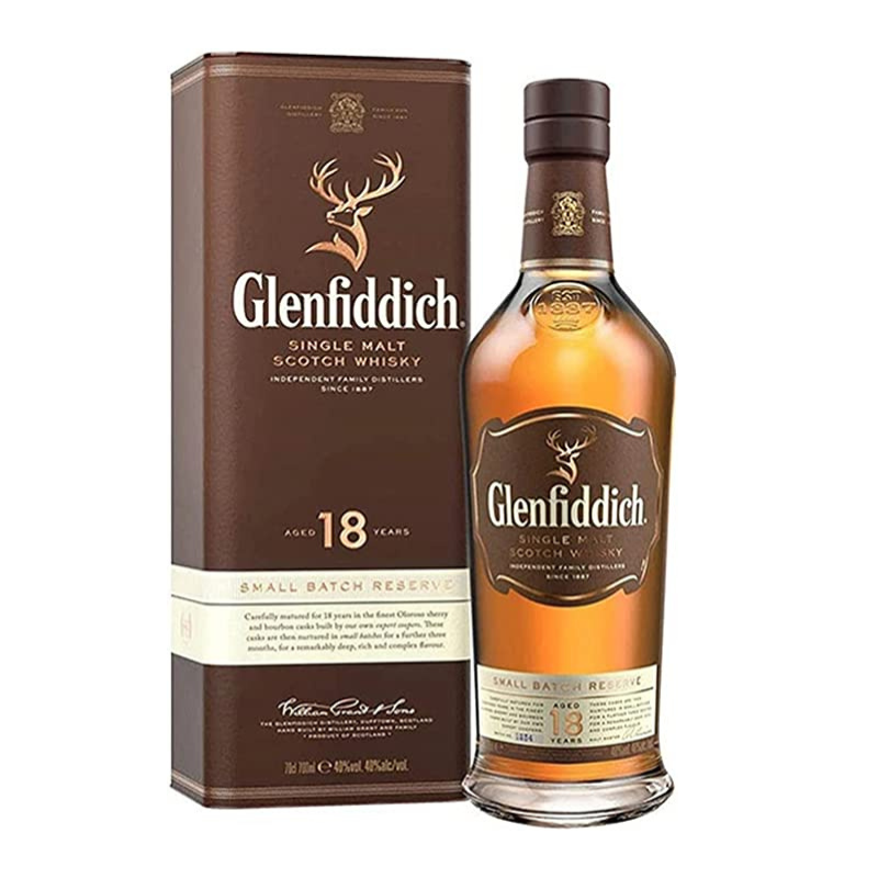 Glenfiddich 18年 シングルモルトウイスキー1.0 Litre未開封 Amazon.co