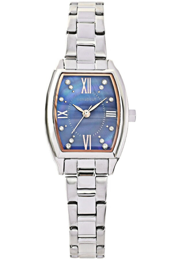 ノンアバウト 3針モデル NA03-BL レディース クオーツ 電池式 トノー