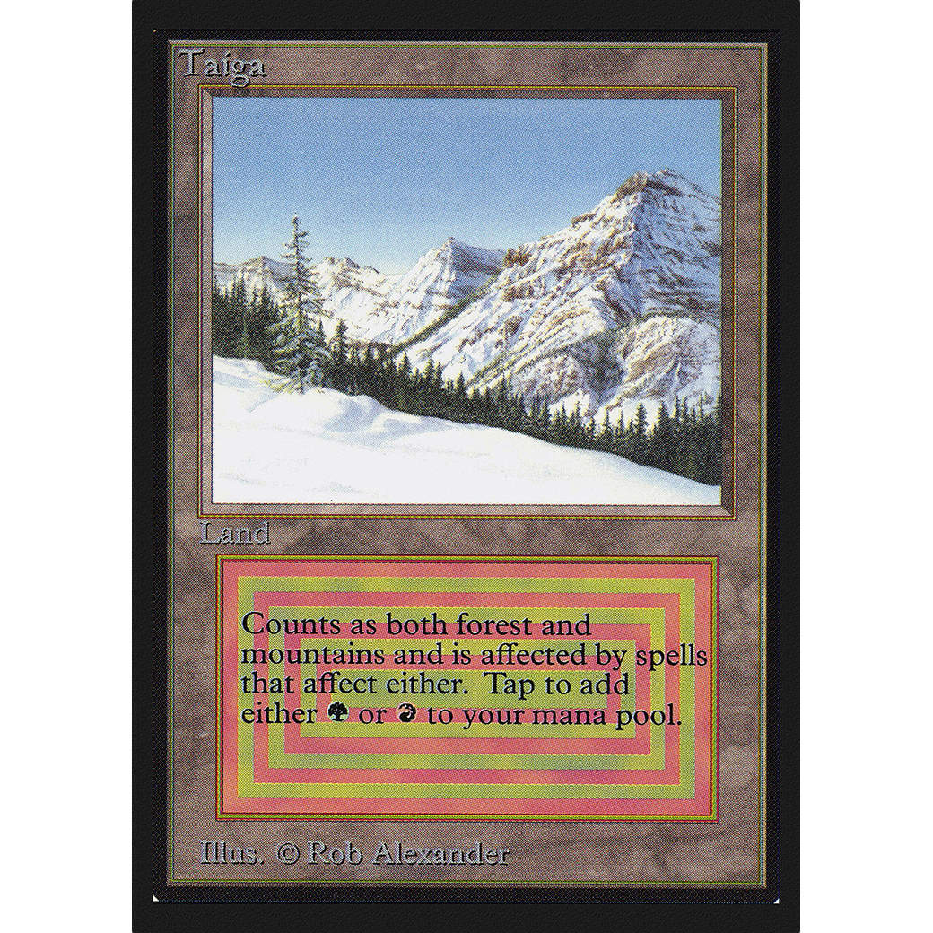MTG Taiga 【IE】鑑定 Taiga - Collectors' Edition