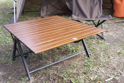 オガワ ogawa ロールテーブル L ダークブラウン 数多のテーブル遍歴を