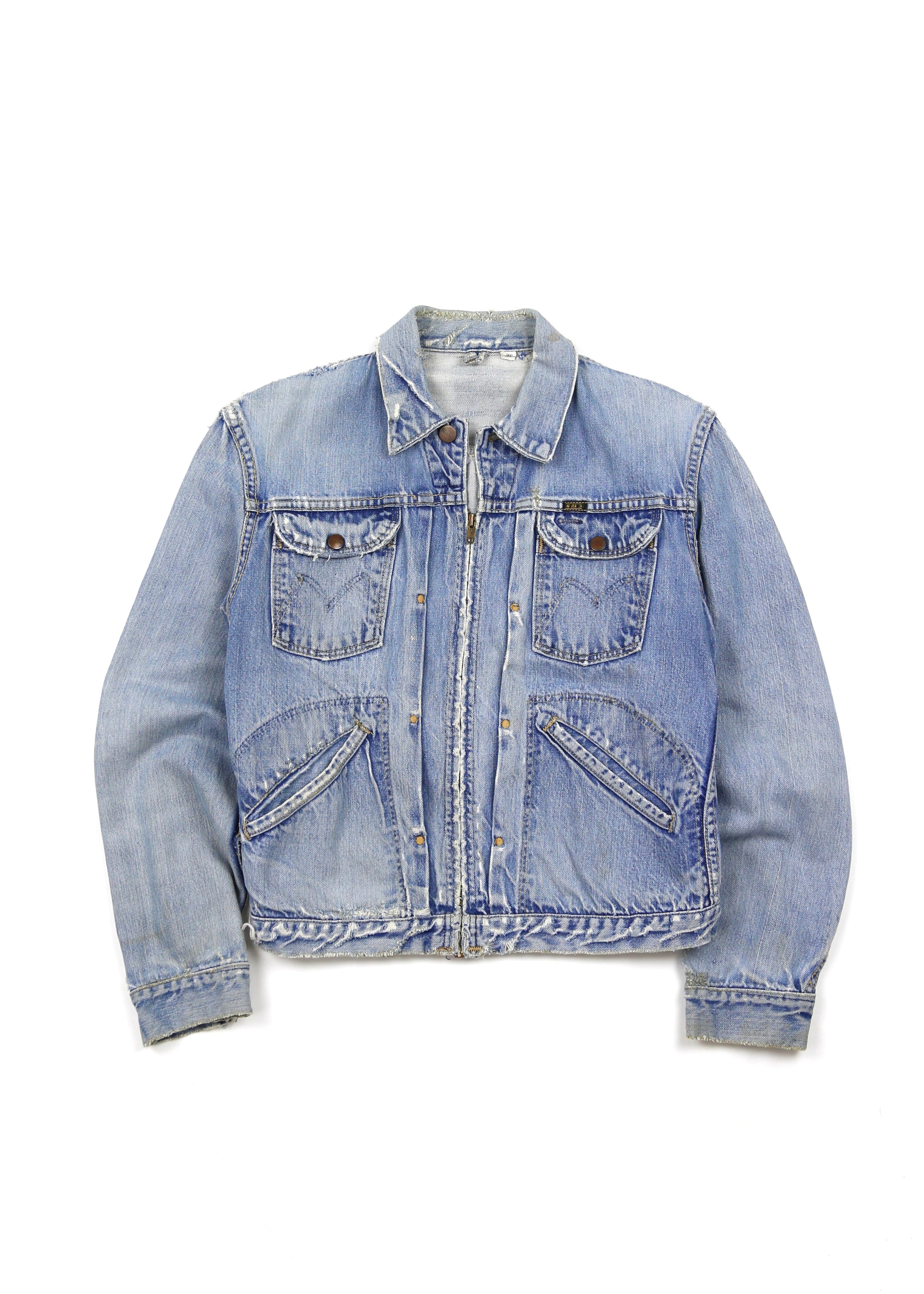 60's Maverick “Blue Bell” Zip Up Denim Jacket – Swimmers