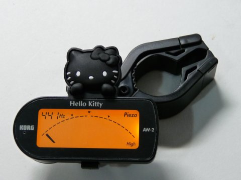 管楽器用クリップ式チューナー KORG AW-2購入
