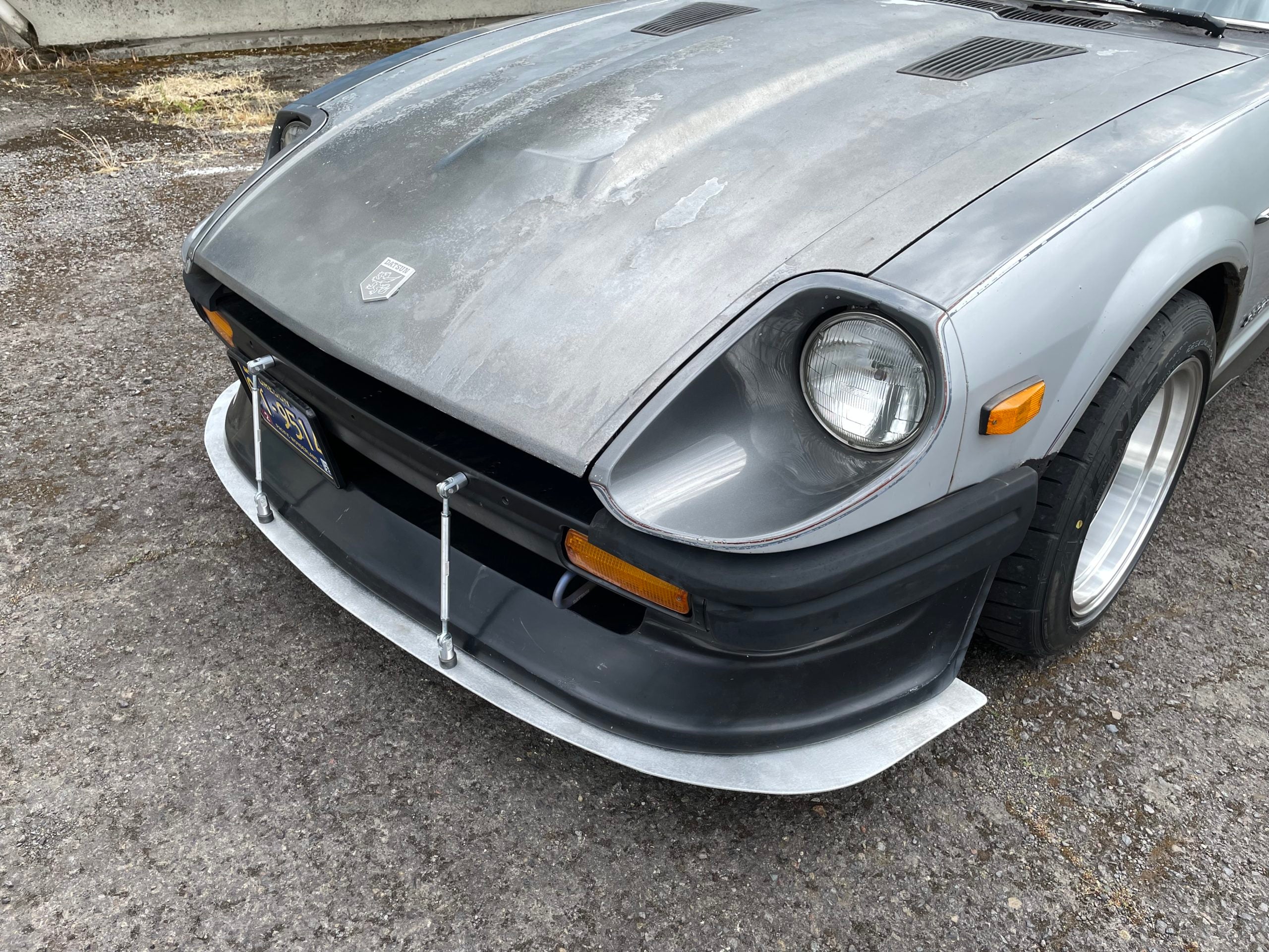 FRONT LIP SPLITTER FOR AFTERMARKET AIR DAMS (S130) | DATSUN | 280ZX