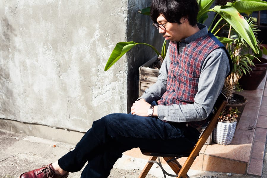 独特の光沢を放つ太畝コーデュロイを纏った『BONCOURA』”41カーキ（太