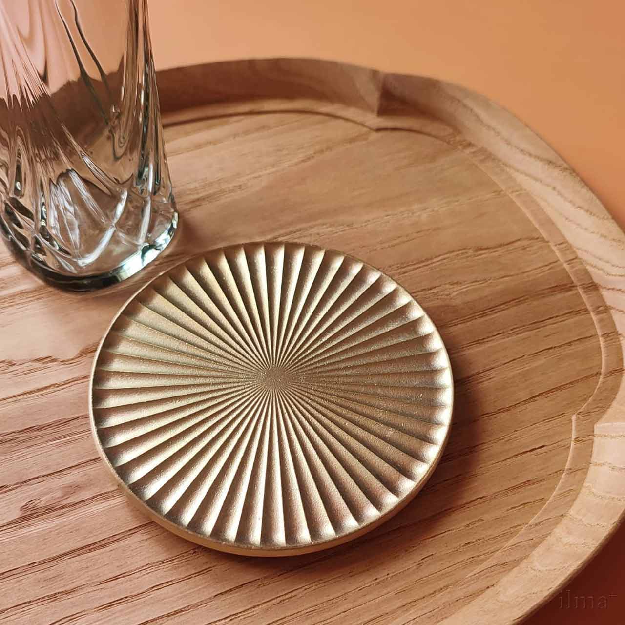 みーた おまとめ買い 真鍮 花リム 丸 コースター 4点 ドイツ 楽天市場