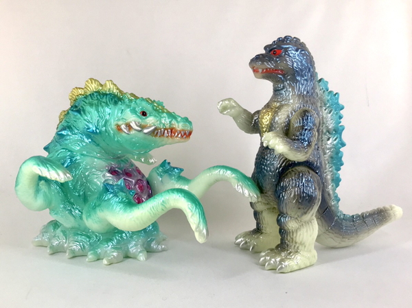 M1号 BEAMS 別注 コラボ ビオランテ 蓄光 glow ソフビ 新品未開封