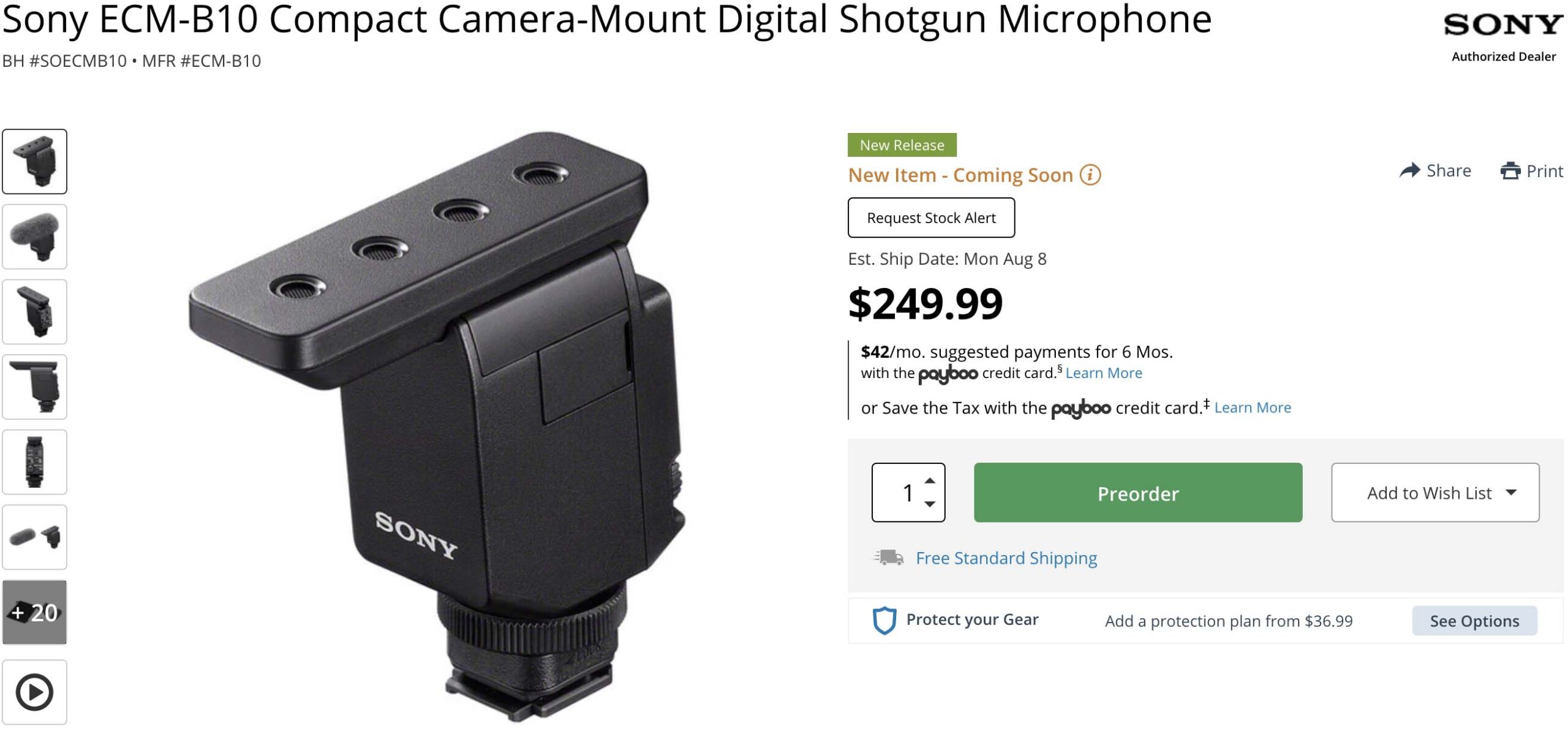 New Sony ECM-B10 Available For Preorder - Sony Addict