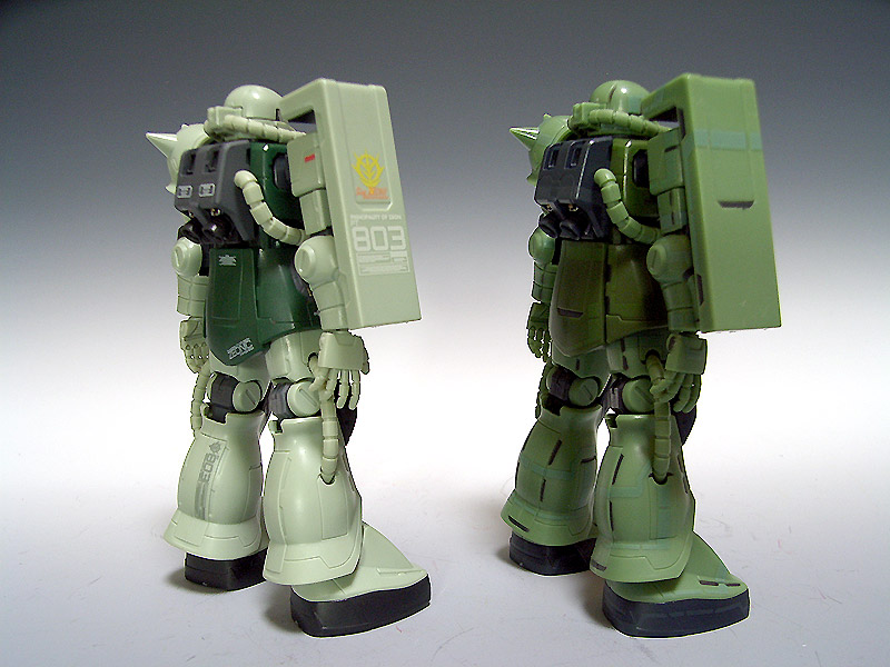 バンダイ HCM-Pro 02-00 & 02-01 ザクII レビュー