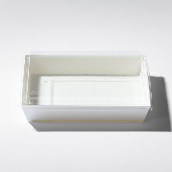 TAKE PACK】クラフトトレイ ロータイプ長方形 XL ホワイト