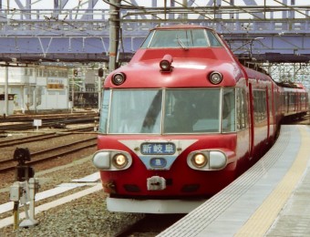 名古屋鉄道 パノラマカー一般系統板 【豊橋/鳴海】 名古屋鉄道