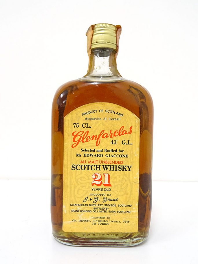 伝説】Glenfarclas 21Y for エドワードジャッコーネ
